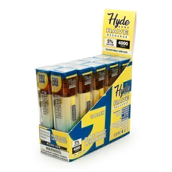 Hyde Edge RAVE Disposable 10-Pack - Vape Wholesale USA - $0