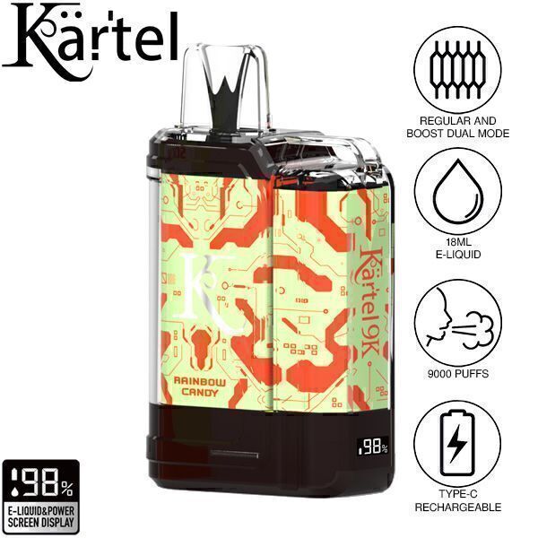 KARTEL 9K BY VAPMOD 9000 PUFFS 18ML DISPOSABLE - Vape Wholesale USA - $56