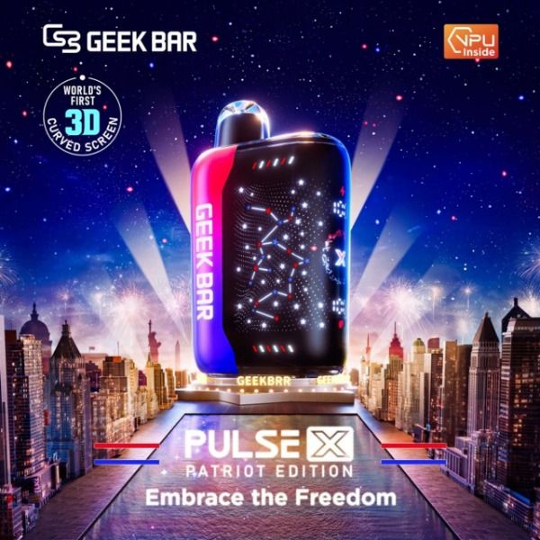 Geek Bar Pulse X Patriot Edition 25000 Puffs Disposable