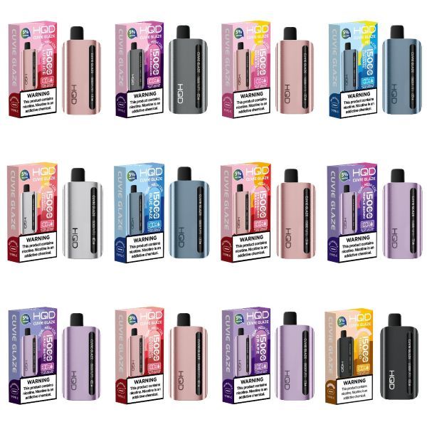 HQD Cuvie Glaze 15,000 Puffs Disposable