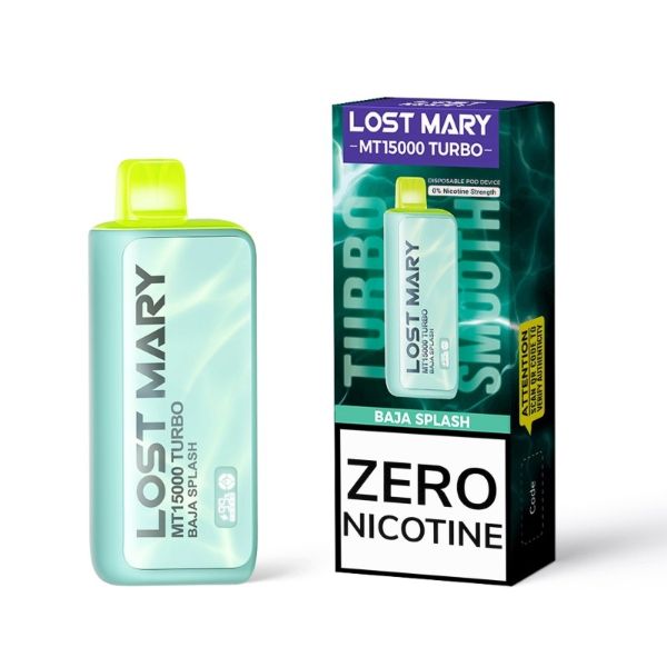 Lost Mary MT15000 Turbo Zero Nicotine Disposable Vape Baja Splash