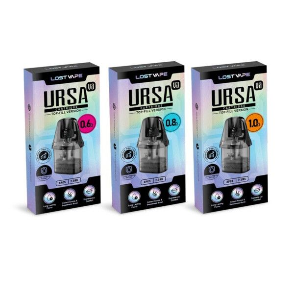 Lost Vape Ursa V3 Replacement Pods 3-Pack