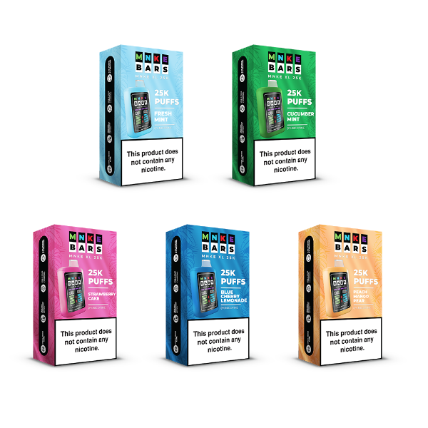 MNKE Bars XL ZERO 25000 Puffs Disposable - Best Flavors