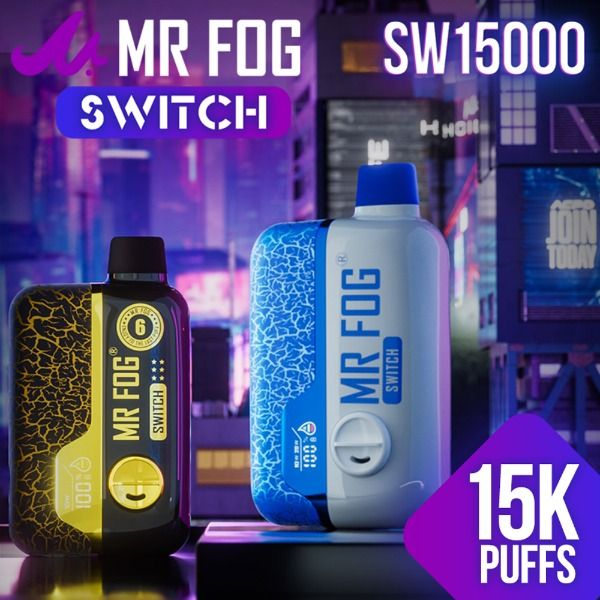 Mr. Fog Switch SW15000 Rechargeable Disposable