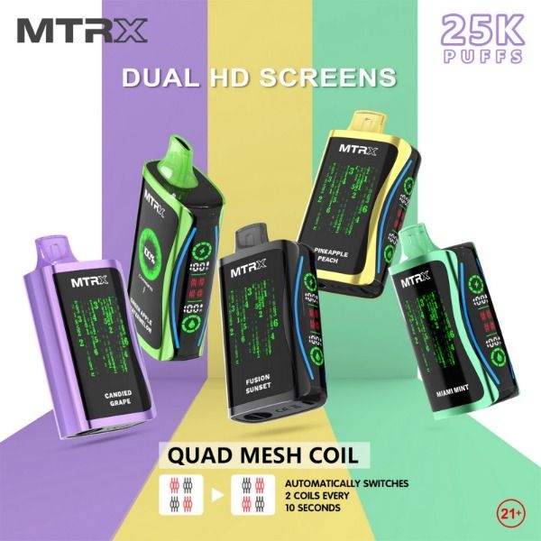 MTRX MX 25000 Rechargeable Disposable