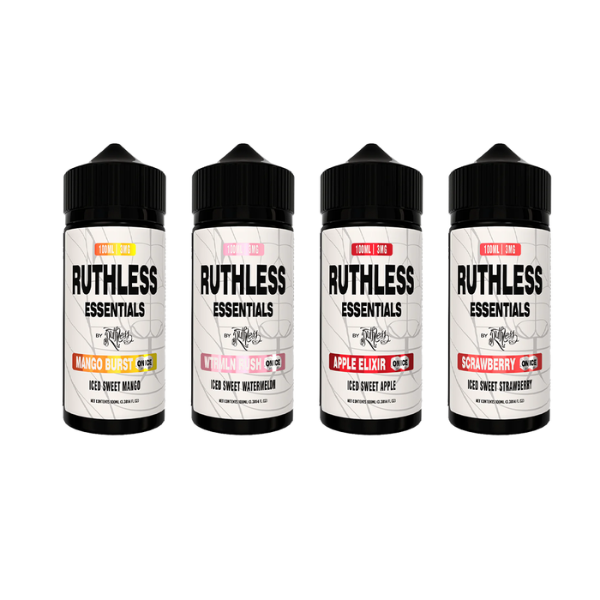 Ruthless Essentials E-Liquid Series 100mL Best Flavors