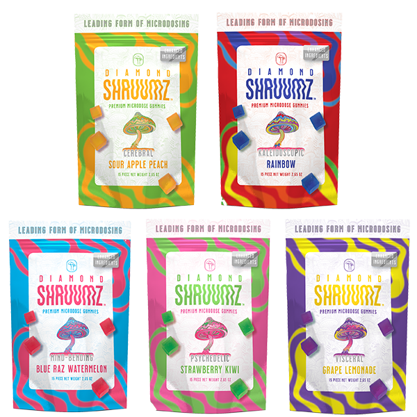 Diamond Shruumz Premium Microdose Gummies - Vape Wholesale USA - $0