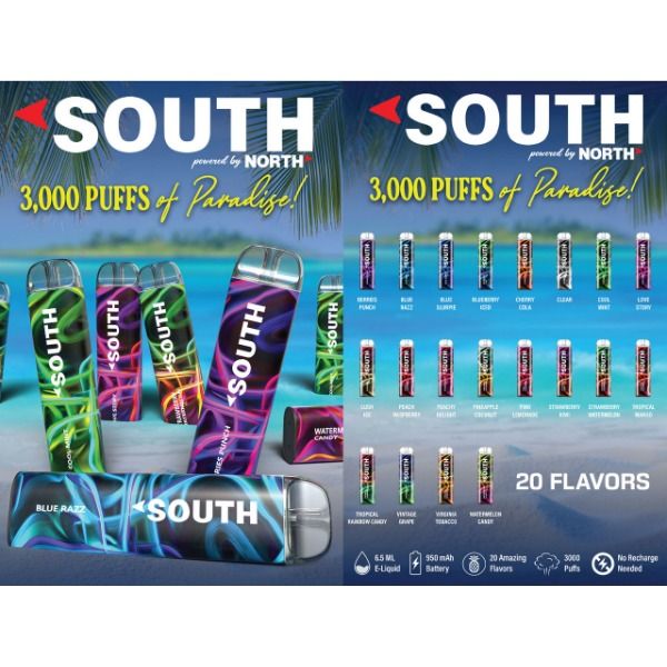 South by North 3000 Puffs Disposable - All