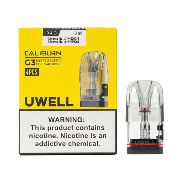 Uwell Caliburn G3 Integrated Coil Pod 4-Pack - Wholesale