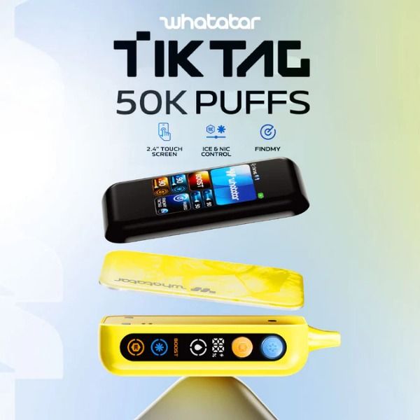 whatabar TIK TAG 50,000 Puffs Disposable